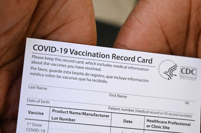 vaccination card -Lagospost.ng
