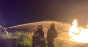 Lagos State Emergency Management Agency Extinguishes Gas Pipeline Fire Safely in Lagos Lagos State Emergency Management Agency